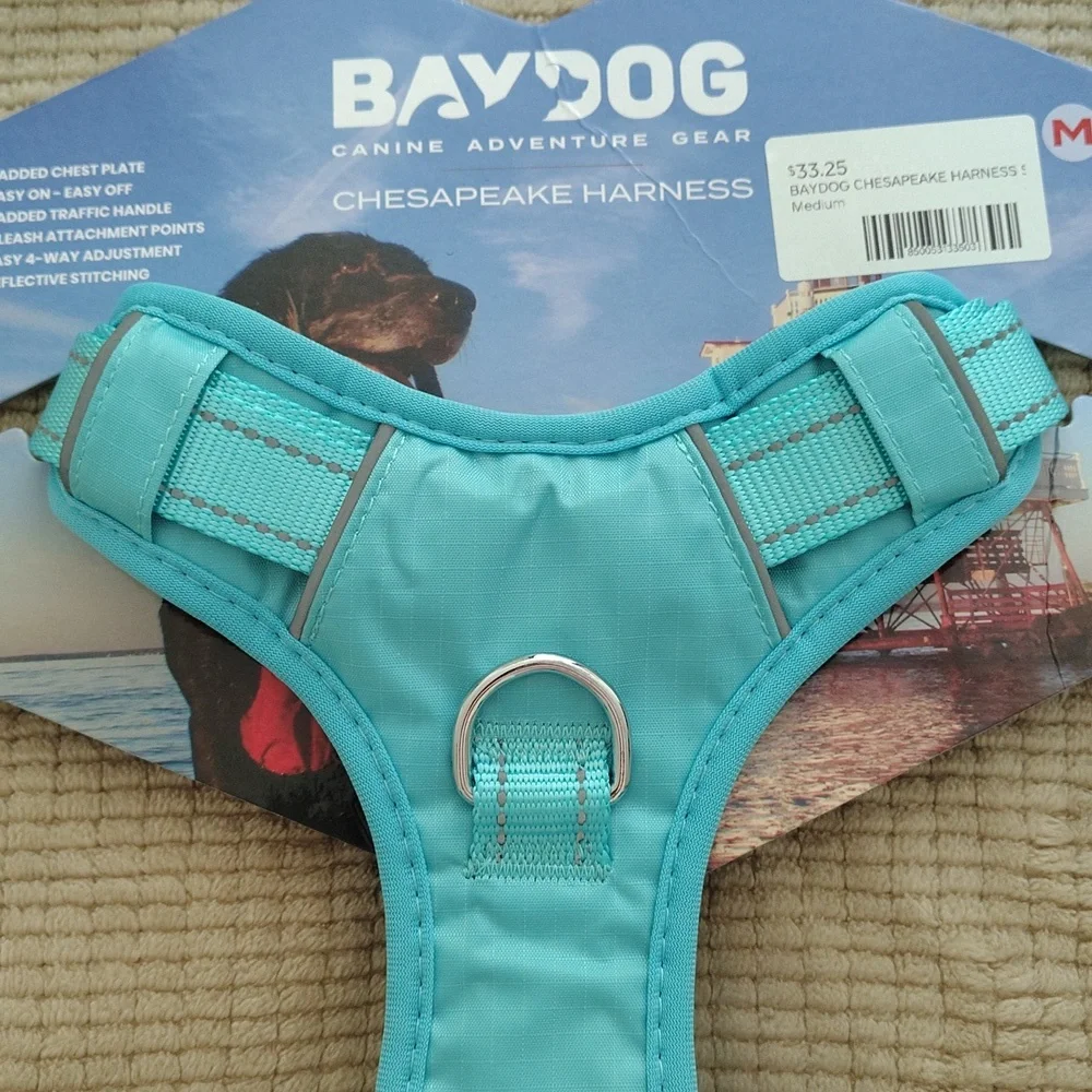 NWT Bay Dog‎ Chesapeake Harness Size M 3 Leash Points